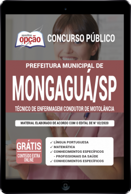 Apostila Prefeitura de Mongaguá - SP em PDF - Técnico de Enfermagem Condutor de Motolância