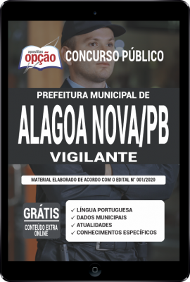 Apostila Prefeitura de Alagoa Nova - PB em PDF - Vigilante