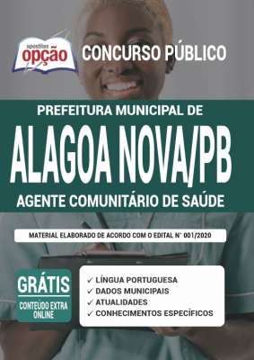 Apostila Prefeitura de Alagoa Nova - PB - Agente Comunitário de Saúde