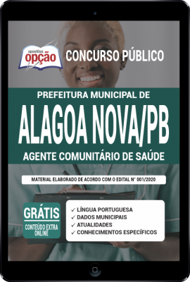 Apostila Prefeitura de Alagoa Nova - PB em PDF - Agente Comunitário de Saúde