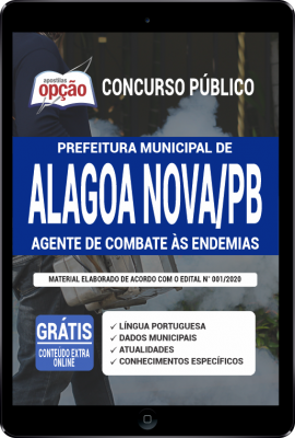 Apostila Prefeitura de Alagoa Nova - PB em PDF - Agente de Combate às Endemias