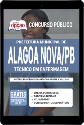 Apostila Prefeitura de Alagoa Nova - PB em PDF - Técnico em Enfermagem