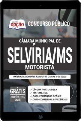 Apostila Câmara de Selvíria - MS em PDF - Motorista