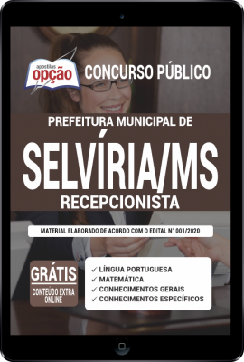 Apostila Câmara de Selvíria - MS em PDF - Recepcionista