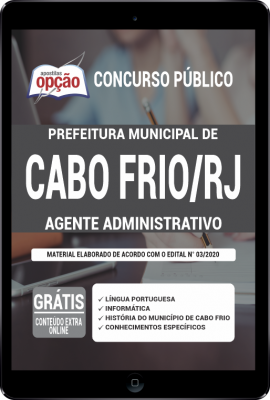 Apostila Prefeitura de Cabo Frio - RJ em PDF - Agente Administrativo
