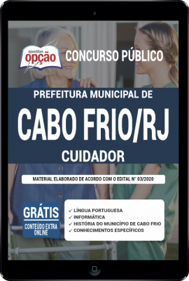 Apostila Prefeitura de Cabo Frio - RJ em PDF - Cuidador