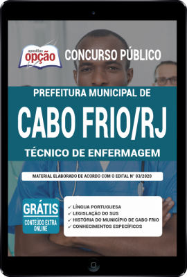 Apostila Prefeitura de Cabo Frio - RJ em PDF - Técnico de Enfermagem
