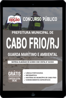 Apostila Prefeitura de Cabo Frio - RJ em PDF - Guarda Marítimo e Ambiental