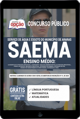 Apostila SAEMA de Araras - SP em PDF - Ensino Médio