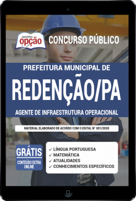 Apostila Prefeitura de Redenção - PA em PDF - Agente de Infraestrutura Operacional