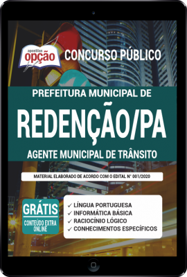 Apostila Prefeitura de Redenção - PA em PDF - Agente Municipal de Trânsito