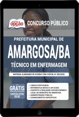Apostila Prefeitura de Amargosa - BA em PDF - Técnico em Enfermagem