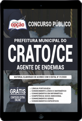 Apostila Prefeitura do Crato - CE em PDF - Agente de Endemias