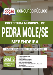 Apostila Prefeitura de Pedra Mole - SE 2020 - Merendeira
