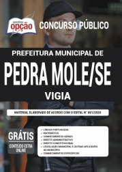 Apostila Prefeitura de Pedra Mole - SE 2020 - Vigia