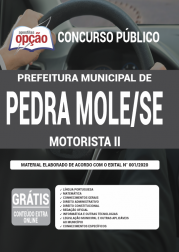 Apostila Prefeitura de Pedra Mole - SE 2020 - Motorista II