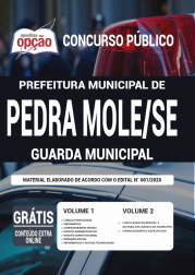 Apostila Prefeitura de Pedra Mole - SE 2020 - Guarda Municipal