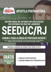 Apostila SEEDUC-RJ 2020 - Comum a Todas as Áreas de Professor Docente I