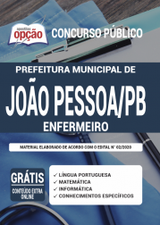 Apostila Prefeitura de João Pessoa - PB 2020 - Enfermeiro
