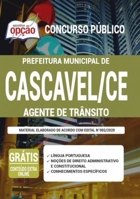 Apostila Prefeitura de Cascavel - CE - Agente de Trânsito