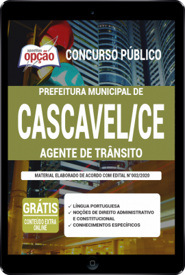 Apostila Prefeitura de Cascavel - CE em PDF - Agente de Trânsito