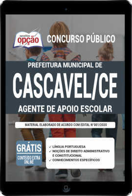 Apostila Prefeitura de Cascavel - CE em PDF - Agente de Apoio Escolar