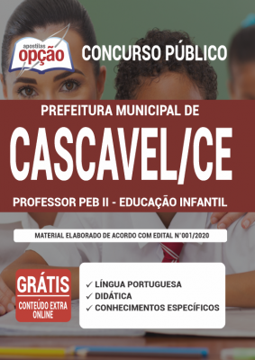 Apostila Prefeitura de Cascavel - CE - Professor PEB II - Educação Infantil