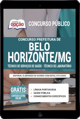 Apostila Prefeitura de Belo Horizonte - MG em PDF - Técnico de Serviços de Saúde - Técnico de laboratório