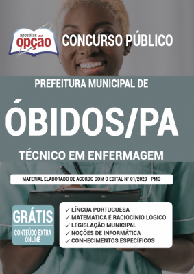 Apostila Prefeitura de Óbidos - PA - Técnico em Enfermagem