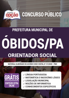 Apostila Prefeitura de Óbidos - PA - Orientador Social