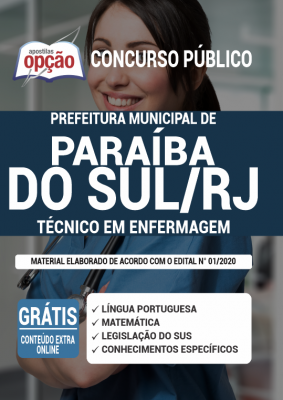 Apostila Prefeitura de Paraíba do Sul - RJ - Técnico em Enfermagem