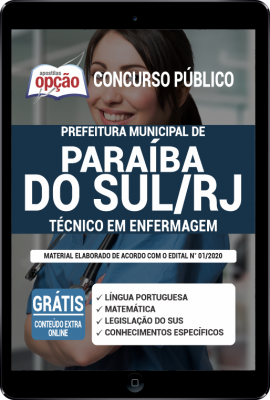 Apostila Prefeitura de Paraíba do Sul - RJ em PDF - Técnico em Enfermagem