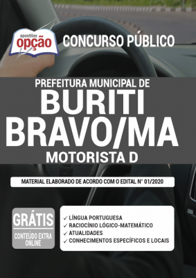 Apostila Prefeitura de Buriti Bravo - MA - Motorista D