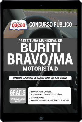 Apostila Prefeitura de Buriti Bravo - MA em PDF - Motorista D