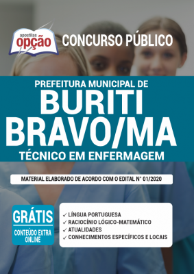 Apostila Prefeitura de Buriti Bravo - MA - Técnico em Enfermagem