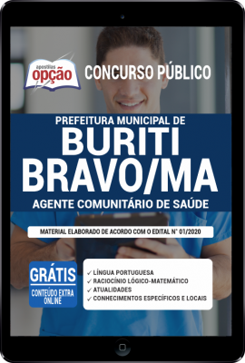 Apostila Prefeitura de Buriti Bravo - MA em PDF - Agente Comunitário de Saúde
