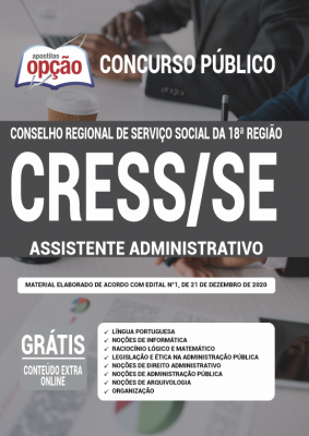 Apostila CRESS-SE - Assistente Administrativo