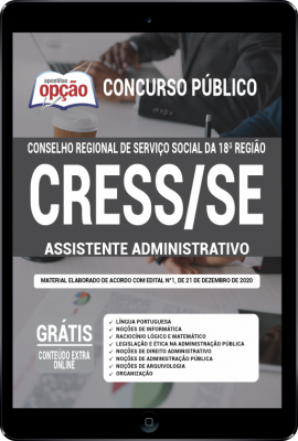 Apostila CRESS-SE em PDF - Assistente Administrativo