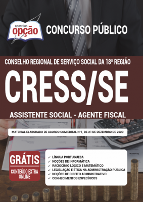 Apostila CRESS-SE - Assistente Social - Agente Fiscal
