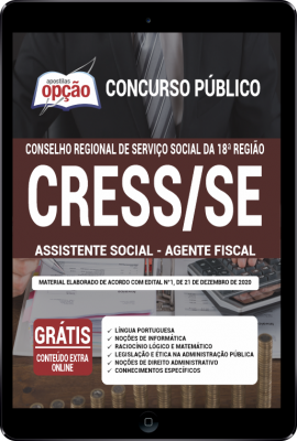 Apostila CRESS-SE em PDF - Assistente Social - Agente Fiscal