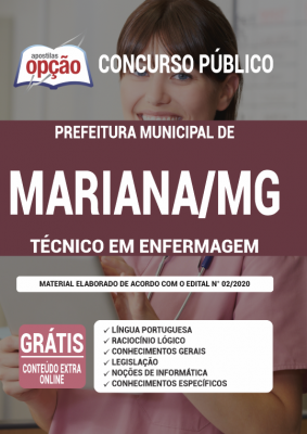 Apostila Prefeitura de Mariana - MG - Técnico de Enfermagem