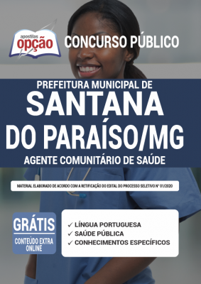 Apostila Prefeitura de Santana do Paraíso - MG - Agente Comunitário de Saúde
