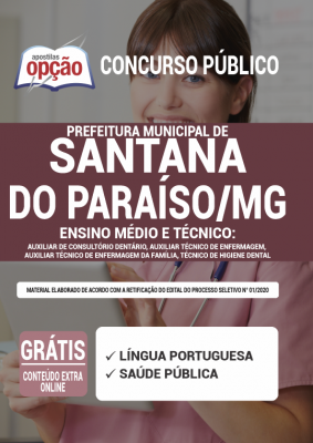 Apostila Prefeitura de Santana do Paraíso - MG - Ensino Médio e Técnico