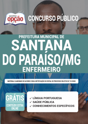 Apostila Prefeitura de Santana do Paraíso - MG - Enfermeiro