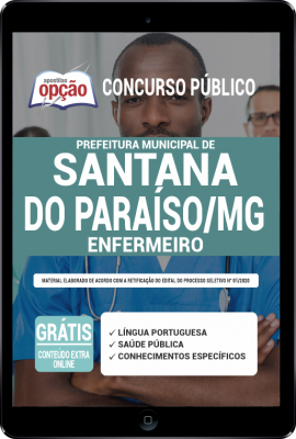 Apostila Prefeitura de Santana do Paraíso - MG em PDF - Enfermeiro