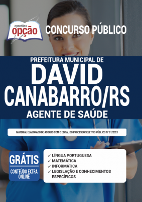 Apostila Prefeitura de David Canabarro - RS - Agente de Saúde