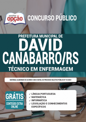 Apostila Prefeitura de David Canabarro - RS - Técnico em Enfermagem