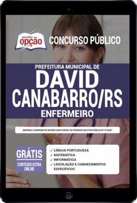 Apostila Prefeitura de David Canabarro - RS em PDF - Enfermeiro