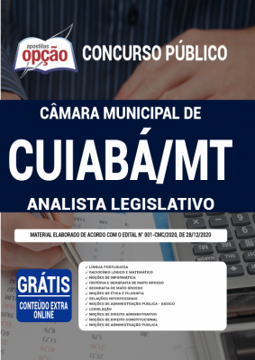 Apostila Câmara de Cuiabá - MT - Analista Legislativo
