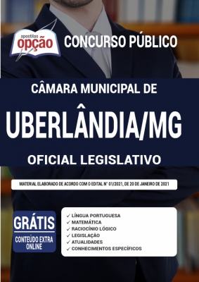 Apostila Câmara de Uberlândia - MG - Oficial Legislativo